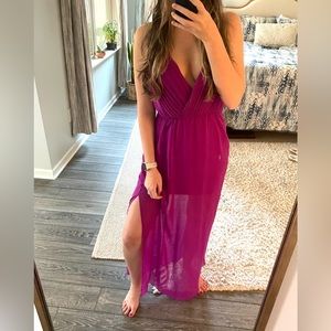 Purple Lulu’s maxi dress
